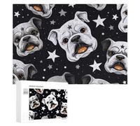 Creative Challenge - Space Puppies Cute Celestial Canines, 300 PCS, Displayable Picture Puzzle, Year-End Present; for Couples, Friends And Family