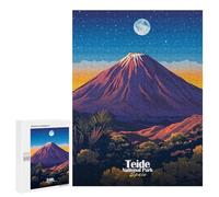 Creative Challenge - Teide National Park, 500 PCS, Decorative Jigsaw for Grown-Ups, Year-End Present - to Assemble, Frame And Display