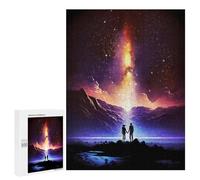Creative Challenge - The Event Horizon Lovers, 500 PCS, Challenging Puzzle for Adults, Holiday-Season Gift, for Relaxing Solo Or Group Play
