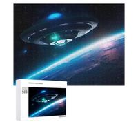 Creative Challenge - The Final Frontier, 500 PCS, Decorative Jigsaw for Grown-Ups, Seasonal Home Décor, for Mindful Indoor Entertainment