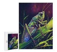Creative Challenge - The Jumping Grasshopper, 500 PCS, Adult Wooden Jigsaw, Weekend Puzzle Project, for Screen-Free Relaxation at Home