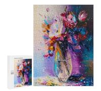 Creative Challenge - The Splendor of Flowers, 500 PCS, Challenging Puzzle for Adults, Birthday Gift - to Assemble, Frame And Display