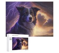 Creative Challenge - Thundering Canine Majesty, 500 PCS, Adult Picture Puzzle, New Year Decoration, with A Decorative Finished Picture
