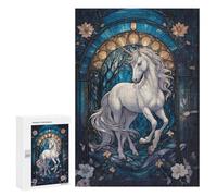 Creative Challenge - Unicorn Myth Animal, 300 PCS, Challenging Puzzle for Adults, New Year Decoration - for A Rewarding Weekend Challenge
