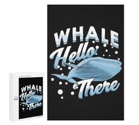 Creative Challenge - Whale Hello There, 1000 PCS, Adult Tabletop Puzzle, Seasonal Gift, for Relaxing Solo Or Group Play