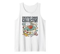 Creative Chaos Collective Artist Craft Humor Mixed Media Art Tank Top