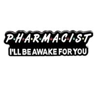 Creative Chemistry Pharmacy Brooch: Test Tube & Cup Pin Jewellery, Klein, Non-precious metal