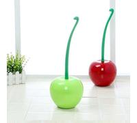 Creative Cherry Toilet Brush | Silicone Toilet Brushes With Holders, Toilet Cleaning Brush For Bathroom, Random Brush Head Color