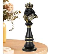 Creative Chess Resin Sculpture - King Queen Warhorse Figurine, Large Statue Decoration | Ornament for Home , Study Room, Stylish Gift Idea for Chess Lovers and Indoor Decoration