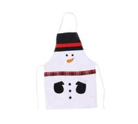 ＡＷＨＡＯ Creative Christmas Apron for The Kitchen, Ideal for Family Gatherings, Bakeries And Restaurants, Snowman