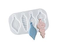 Creative Christmas Tree Ornament Star Pendant Silicone Mold Hanging Accessories Epoxy Resin Jewelry Easy to Use Silicone