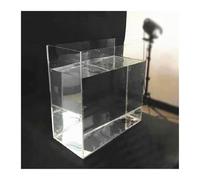Creative Clear Dynamic Photography Deep Water Tank, Acrylic Photography Shooting Props, Display Showcase, Cosmetic Advertising Shooting Props(45x10x25cm/18x4x10in)