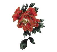 Creative Cloth Flower Embellishment Embroidery Sticker for Clothes Pattern Rose Flower for Clothes Sewing Accessories Permanent Clothing Deck