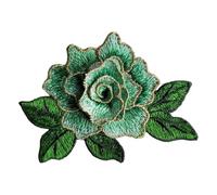 Creative Cloth Flower Embellishment Embroidery Sticker for Clothes Pattern Rose Flower for Clothes Sewing Accessories Permanent Clothing Deck