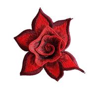 Creative Cloth Flower Embellishment Embroidery Sticker for Clothes Pattern Rose Flower for Clothes Sewing Accessories Permanent Clothing Deck