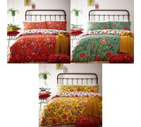Creative Cloth Pomelo Floral Print Reversible Duvet Cover Set