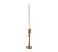 Creative Co-op Candle Holder, Metal Brass, 7” H