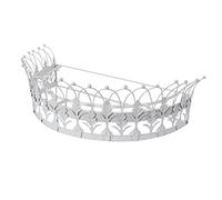 Creative Co-op Canopy Crown, Metal, White