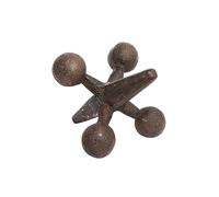 Creative Co-Op CG4322 Retro Decorative Cast Iron Jack, Rust
