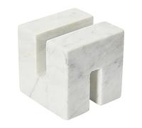 Creative Co-Op Contemporary Marble Cookbook Stand, White