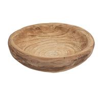 Creative Co-Op Decorative Paulownia Wood Bowl