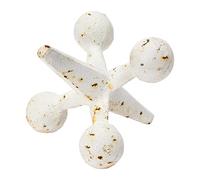 Creative Co-op Jack Accent, Cast Iron, Cream