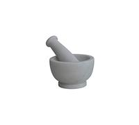 Creative Co-Op Marble Mortar and Pestle, White