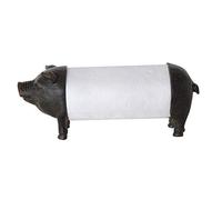 Creative Co-op Pig Paper Towel Holder Entertaining Tools, Bronze