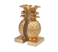 Creative Co-Op Pineapple Shaped Gold Resin Bookends (Set of 2 Pieces)