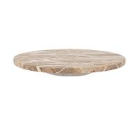 Creative Co-Op Scandinavian Round Marble, Multicolor Lazy Susan, Multi