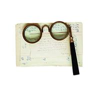 Creative Co-op Spectacle Magnifying Glass, Black