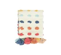 Creative Co-op Throw, Cotton, Multicolor