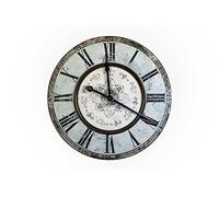 Creative Co-op Turn of The Century Style Round Wooden Wall Clock