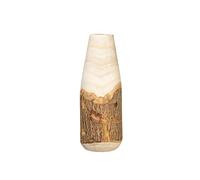 Creative Co-op Vase, Paulownia Wood, Brown, 16"