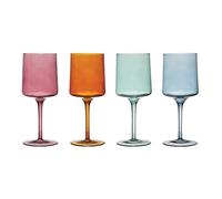 Creative Co-Op Wine Glass, 4 Colors