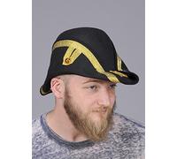 Creative Collection Adult Black Bicorn Pirate Hat