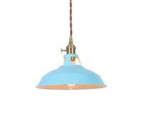 Creative Colored Single Head Pendant Light, Nordic Style Iron Lamp Holder, Ceiling Lighting Fixture, Restaurant Decoration Hanging Lamp