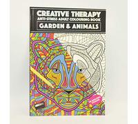 Creative Colour Therapy A4 Anti-Stress Adult Colouring Book - Garden & Animals