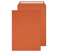 Creative Coloured Envelope C4 229 (W) x 324 (H) mm Adhesive Strip Orange 120 gsm Pack of 250