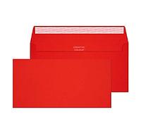 Creative Coloured Envelope DL+ 229 (W) x 114 (H) mm Adhesive Strip Red 120 gsm Pack of 500