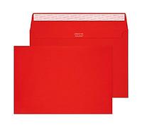 Creative Coloured Envelopes C5 229 (W) x 162 (H) mm Adhesive Strip Red 120 gsm Pack of 500