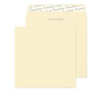 Creative Square Wallet Peel and Seal Clotted Cream 160x160 120gsm - Box of 500