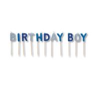 Creative Converting Birthday Boy Letters Pick Candles (Pack of 11) in Blue Creative Converting Blue
