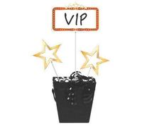 Creative Converting Hollywood Lights Stick Party Centrepiece (Pack Of 3) White/red/gold (One Size)