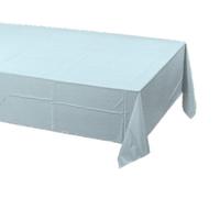 Creative Converting Pastel Blue Plastic-Lined Rectangular Paper Tablecover-1 Pc, One Size