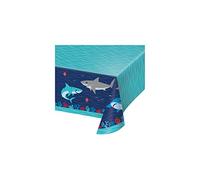 Creative Converting PC350501 Shark Party Paper Tablecover I Blue I 1 Pc
