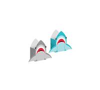 Creative Converting PC350506 Shark Shaped Treat Bags with Attachments I Paper I 8 Pcs