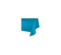 Creative Converting Plastic Banquet Table Cover, Turquoise
