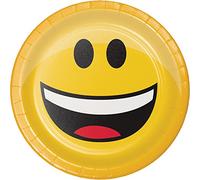 Creative Converting Show Your Emojions Paper Lunch Plates, Dessert