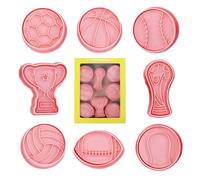 Creative Cookie Cutter - DIYy Biscuits Molds, Football Trophy Pastry Stamps | Sports-Themed Baking Tools, Embossed Cookie Shapers, Fun Kitchen Accessories, Holiday Party Supplies, Decorative Cake